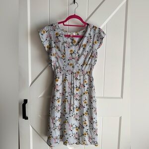 Monteau Floral Stripe Dress